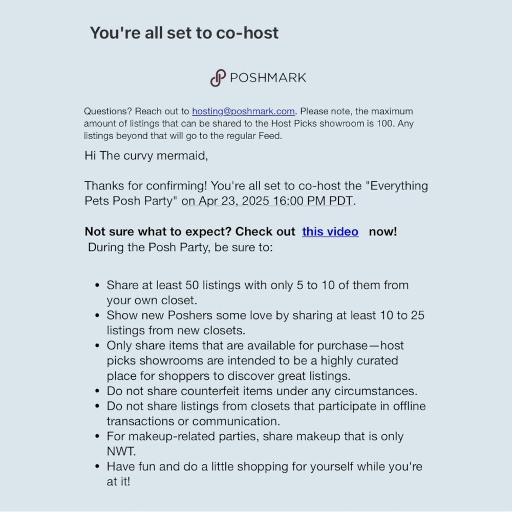 COPY - Cohosting EVERYTHING PETS Posh Party - 11/30 at 6:00 CST Sign up for a h… - Picture 3 of 11